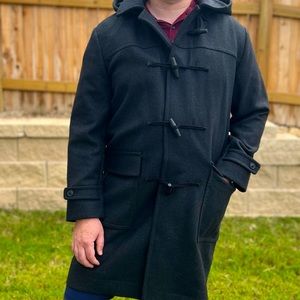 Men’s Italian Wool Banana Republic Duffel Coat Large